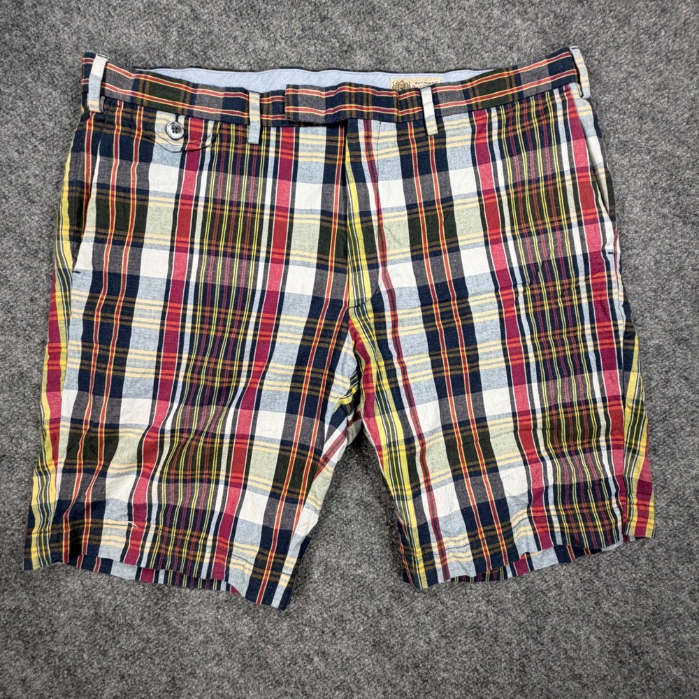 Polo Ralph Lauren Mens 36 India Madras Fit Plaid Shorts Multi-Color Preppy 0560